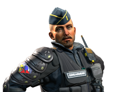 Officer Jacques Beltram | Gendarmerie Nationale skin modal