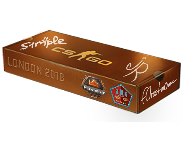 London 2018 Mirage Souvenir Package - visual modal