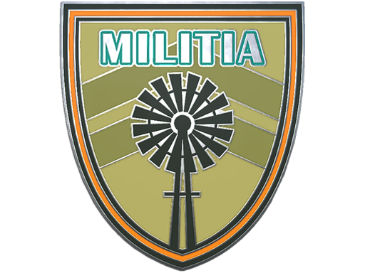 Militia Pin skin modal