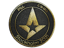 Patch | Astralis (Gold) | Stockholm 2021 - visual modal