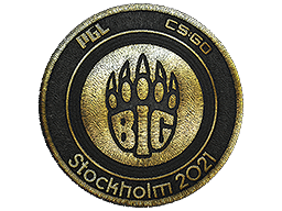 Patch | BIG (Gold) | Stockholm 2021 - visual modal