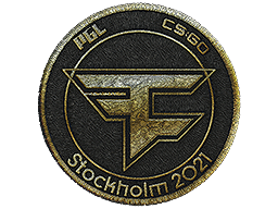 Patch | FaZe Clan (Gold) | Stockholm 2021 skin modal