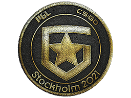 Patch | Gambit Gaming (Gold) | Stockholm 2021 skin modal