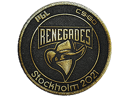 Patch | Renegades (Gold) | Stockholm 2021 - visual modal