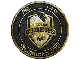 Patch | Movistar Riders (Gold) | Stockholm 2021 - visual modal