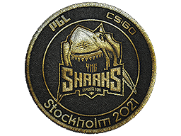 Patch | Sharks Esports (Gold) | Stockholm 2021 skin modal