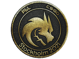 Patch | Team Spirit (Gold) | Stockholm 2021 - visual modal