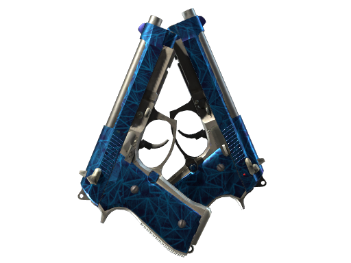 Dual Berettas | Cobalt Quartz - skin modal