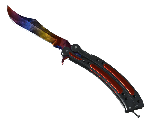 ★ Butterfly Knife | Marble Fade skin modal