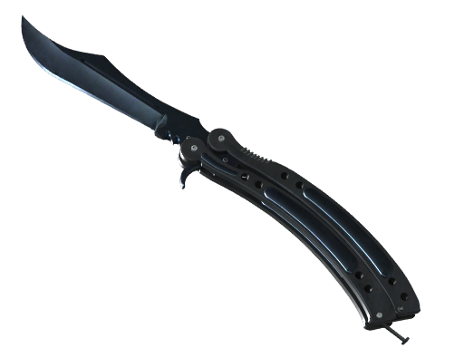 ★ Butterfly Knife | Blue Steel skin modal