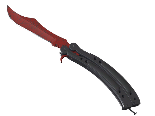 ★ Butterfly Knife | Crimson Web skin modal