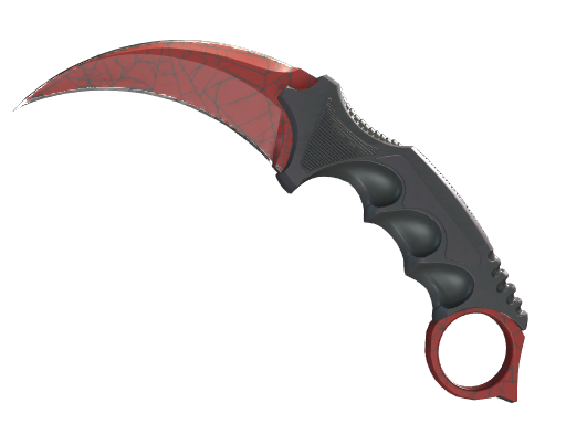 ★ Karambit | Crimson Web skin modal