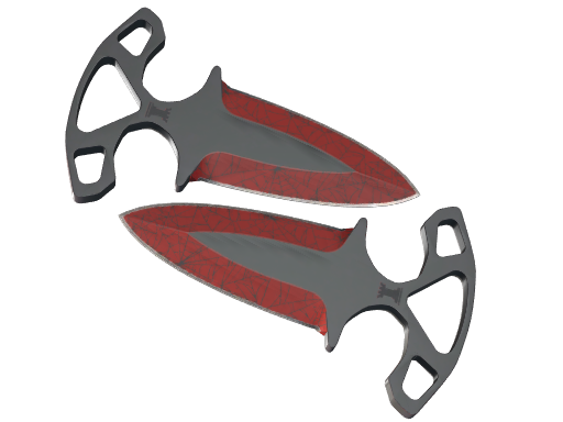 ★ Shadow Daggers | Crimson Web - skin modal