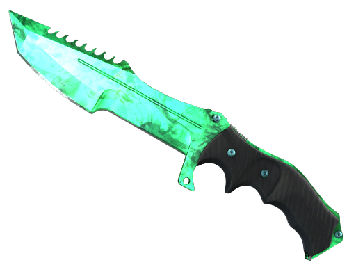 Huntsman Knife | Gamma Doppler Emerald | CS2 Skin Prices, Stats, and Info