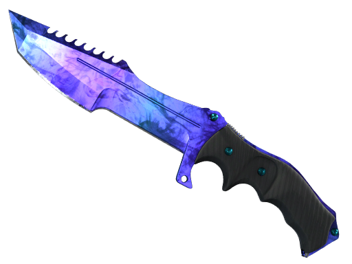 Huntsman Knife | Doppler Sapphire | CS2 Skin Prices, Stats, and Info