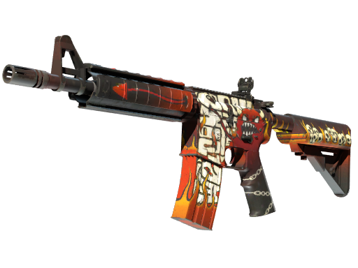 M4A4 | Hellfire skin modal