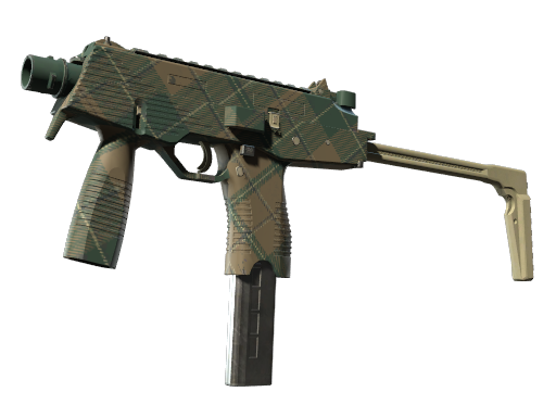 MP9 | Green Plaid skin modal