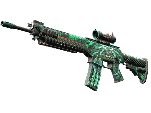 SG 553 | Dragon Tech skin modal