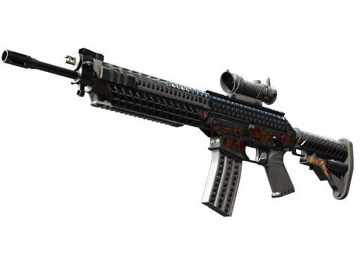 SG 553 | Heavy Metal - skin modal